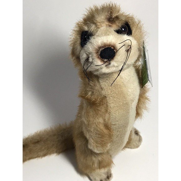 WWF Adoption Meerkat Plush Stuffed Animal 11" Tall 2007 by Fiesta w/ Tags - Picture 8 of 14